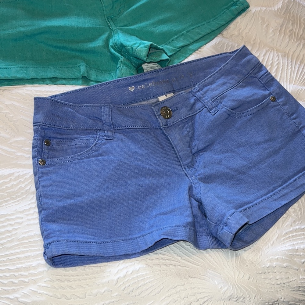 Purple shorts only (teal sold)